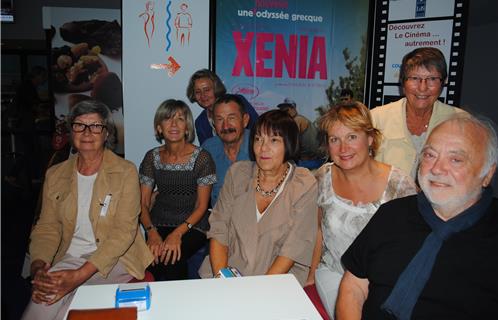 Mireille Vercelino (2ème à gauche) entourée de ses bénévoles