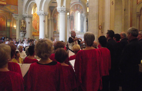 Le choeur Ililanga s'est produit dimanche à l'Eglise Saint-Nazaire.