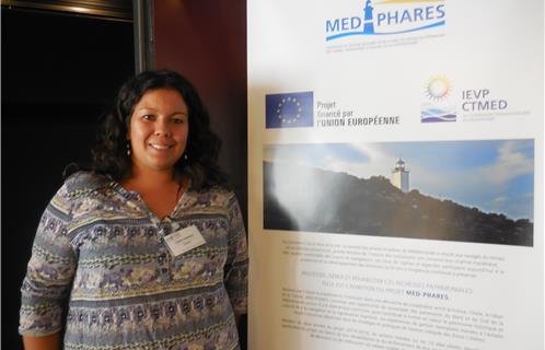 Céline Damery, déléguée Europe International du Conservatoire du Littoral et coordinatrice du projet Méd-Phare. 