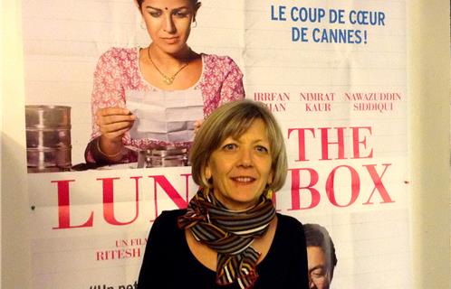 La présidente de l'association Lumières du Sud a accueilli de nombreux cinéphiles, hier soir, lors de la projection du film "The Lunchbox"