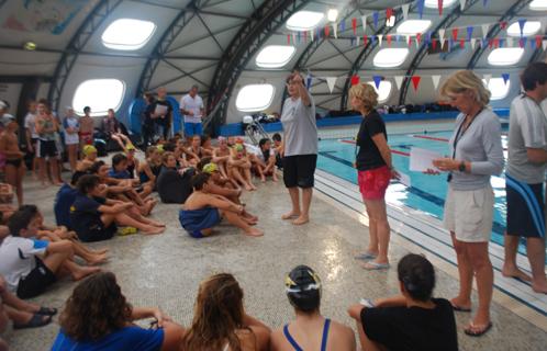 Les nageurs réunis mercredi à la piscine municipale pour le championnat départemental UNSS.