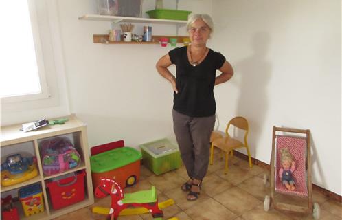 Florence Gianni, la directrice de la micro-crècle Petits d'Homme