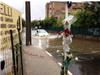 Quartier Gabois: Inondation Rocade Font de Fillol par temps de grosse pluie