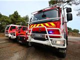 Un incendie à Bandol, trois Sapeurs-Pompiers blessés.