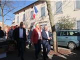 Marine Le Pen arrive à Six-Fours !