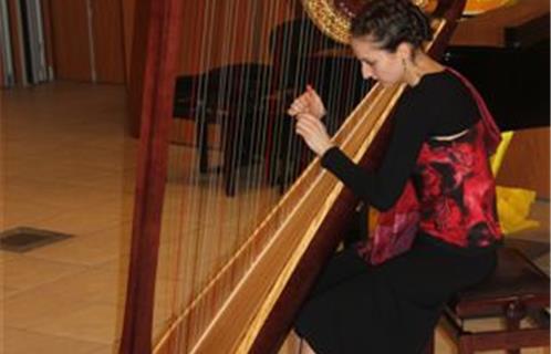 La jeune harpiste, Alexandra Guiraud