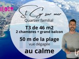 Vente  Appartement F3  de 46 m² à Saint Cyr Sur Mer 279 000 euros