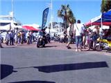 Parade de Harley Davidson sur le port de Bandol