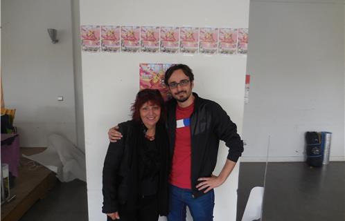 Josy Demaria et Julien Parra, les organisateurs des 25 heures de la BD à Six-Fours.
