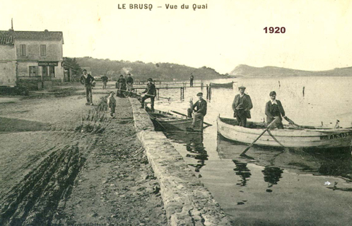 Le port du Brusc en 1920