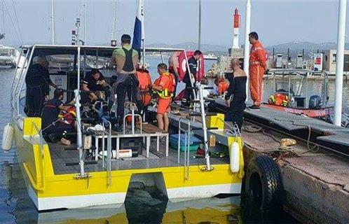 ©photo de la SNSM, intervention dimanche au port du Brusc.