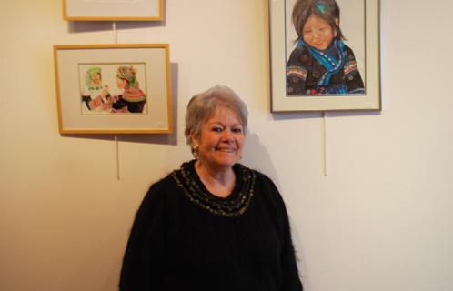 Andrée Terlizzi à la Maison Flotte.