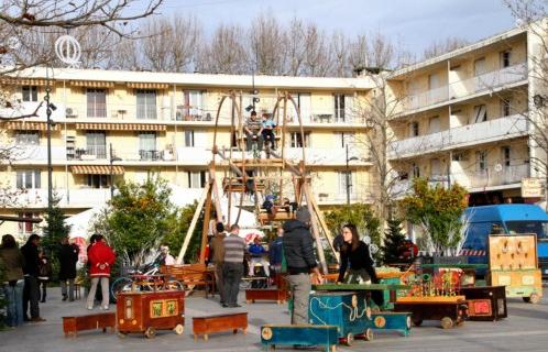 Roue et jeux en bois, un bonheur très écolo...