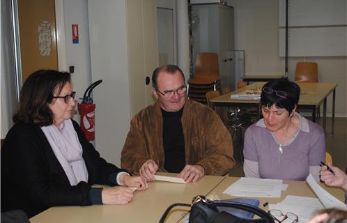 De gauche à droite, Dominique Ducasse, Yves Draveton et Mireille Elie 