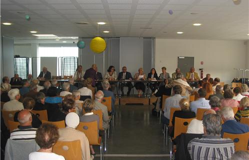 Rolland Bresson, le président sortant, fut largement applaudi