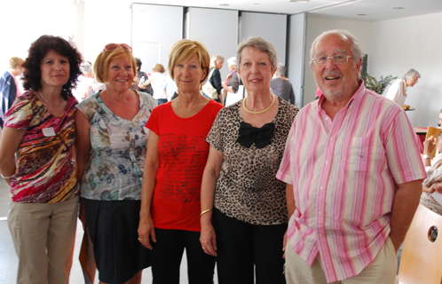 Eric Franco, Marie France Nicolas, Josiane Maréchal, Gisèle Lambert et Anne-Marie Todoroff.