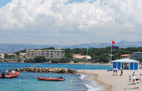 La baignade est interdite depuis ce vendredi midi sur les plages des Charmettes et du Cros.