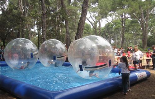 Nouveauté cette année, le Waterball. 