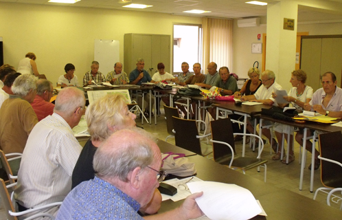 Réunion vendredi matin au Centre Culturel des animateurs de l'association des randonneurs sanaryens.