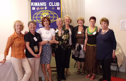 L'équipe souriante et dynamique du club Kiwanis Sanary-Le Beausset