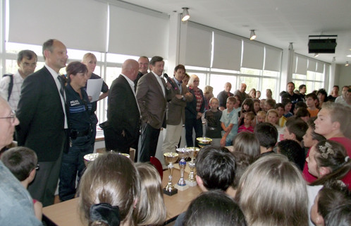 Remise des prix du challenge de la sécurité routière.