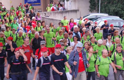 Des centaines de personnes ont participé à la Ronde du Crépuscule.