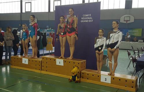 Le duo Julie Hernandez et Ludivine Dupuis s'est classé 1er à la compétition sélective de gymnastique acrobatique le week-end dernier.