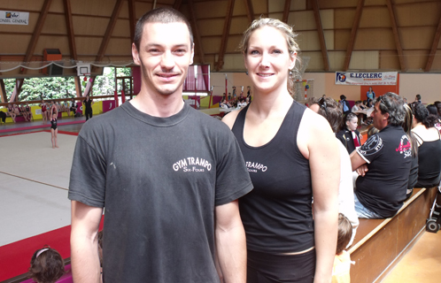 Eric Faure et Audrey Innocenti, les deux entraîneurs du club