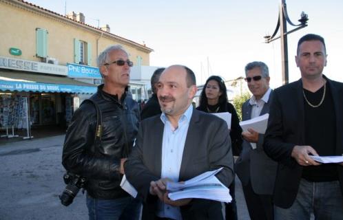 Frédéric Boccaletti en pleine campagne