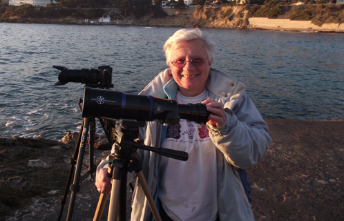 Hélène Kuntz, présidente de l'Astroclub Orion de Sanary