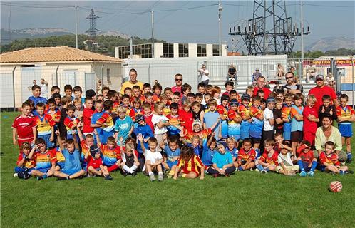 Une partie des jeunes pousses du rugby local