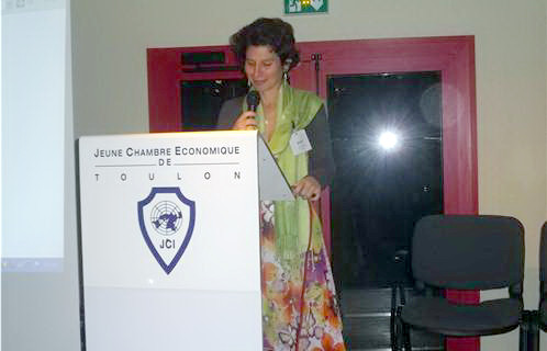 Carine Chevrier, présidente 2011 de JCE