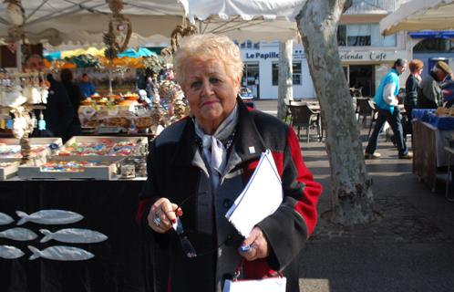 Denise Routaboul, responsable de l'antenne sanaryenne.