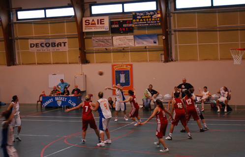 Victoire des féminines de Sanary Basket club.