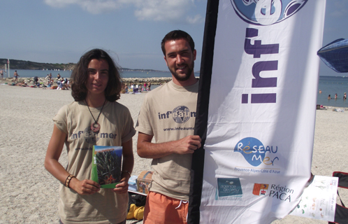 Julie et Arthur étaient vendredi matin sur la plage de Bonnegrâce.