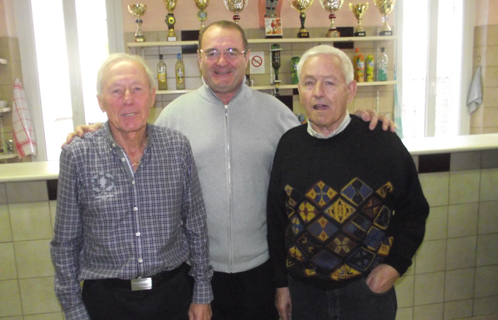 Yves Draveton avec Jean Chevauchet et Jacques Ferroni.