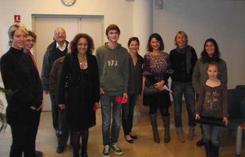 La remise des prix de la rédaction s'est déroulée samedi à la médiathèque en présence de l'élue Sandrine de Maria, Ariane Céris, Jean Picano et Sophie Spano.