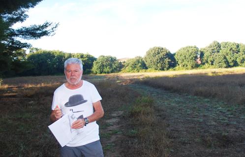 Michel Villermin, l'un des habitants du hameau de Barras, a voulu prendre les choses en main