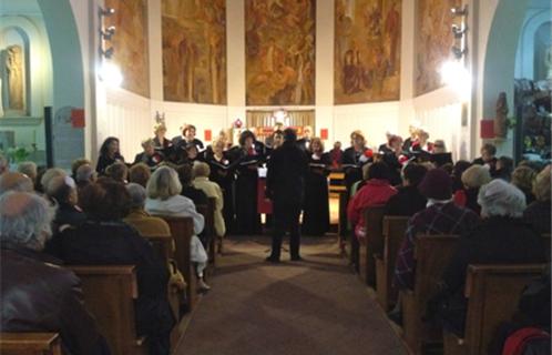 Le choeur de chambre Harmonia Musicae dirigé par Olivier Padovani