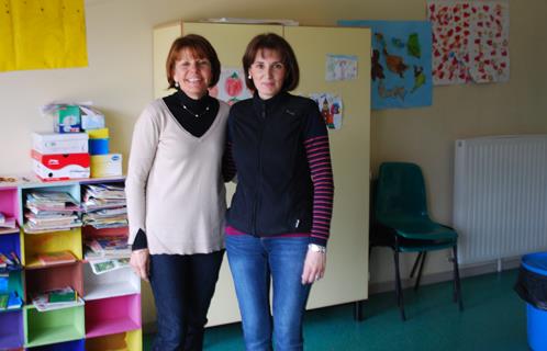 Stéphanie et Catherine.