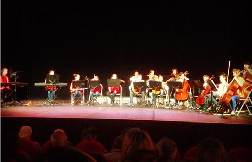 Ils étaient nombreux à assister au spectacle des enfants! 