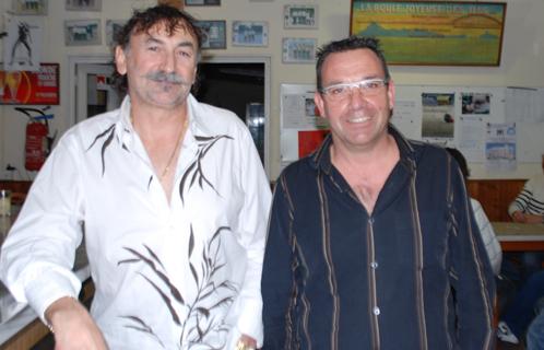 Simon Morsiani et Bruno Golé de la Boule Joyeuse des îles. 
