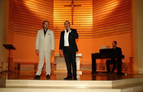 Stefano, Eric Venezia et le pianiste Alcibiade Minel, du conservatoire de TPM