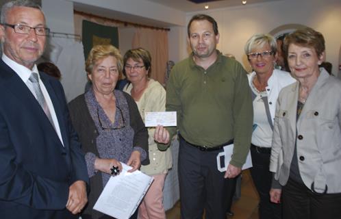 Odile Sayou avec Dany Cayol, le couple Antonini et Jean-Marc Bonifay.