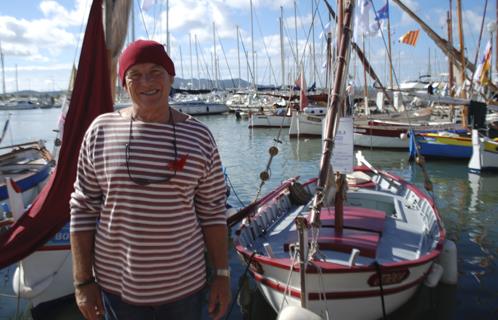 Christian Bénet, le président de l'association des pointus de Sanary.