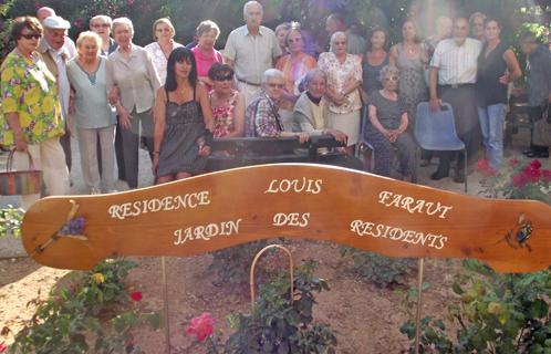 La jardin des résidents inauguré à Louis Faraut.