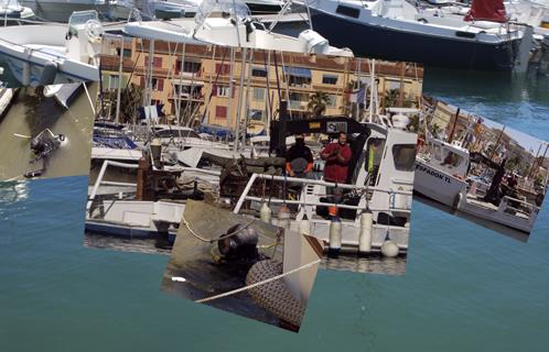 Fin de l'opération nettoyage du port.