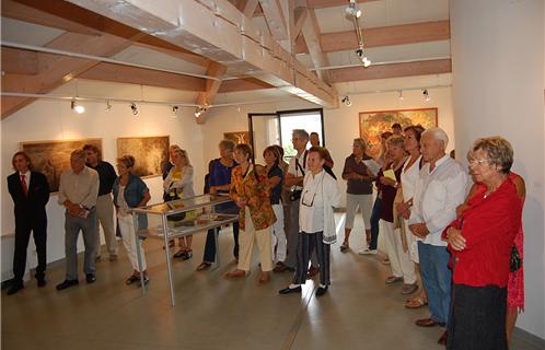 Une assistance attentive à l'hommage rendu à Françoise Landowski