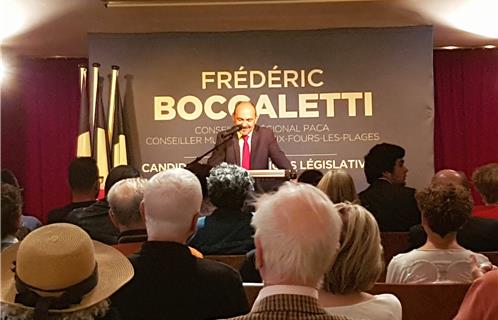 Frédéric Boccaletti, candidat aux élections législatives. 