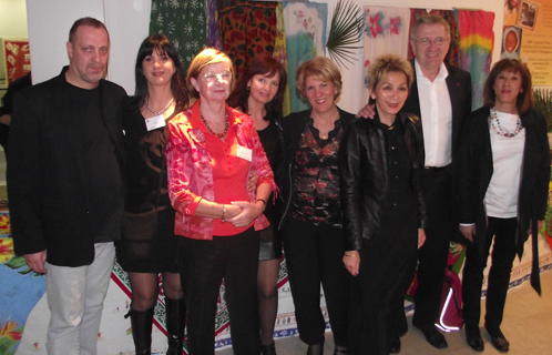 Les bénévoles de Sekolin avec leur présidente Viviane Thiry et son mari François, vice-président. 